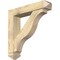 Ekena Millwork Funston Arts and Crafts Rough Sawn Bracket w/ Offset Brace, Douglas Fir, 6"W x 28"D x 28"H BKT0604X28X28FST03RDF - alternate 1